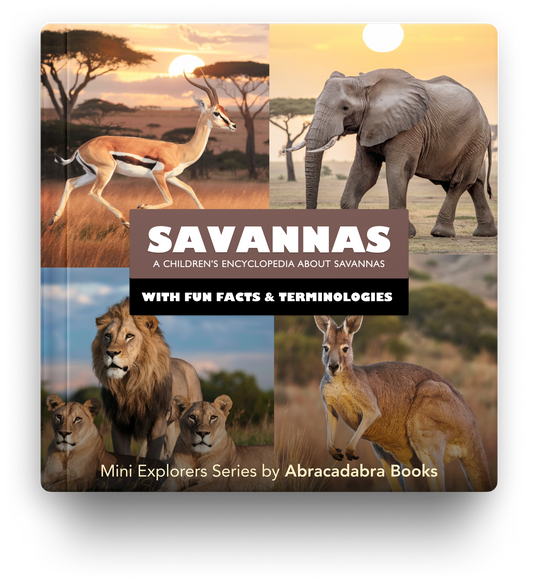 Savannas: Kids Savanna Life Encyclopedia with Fun Facts and Pictures of Savanna Animals, Plants
